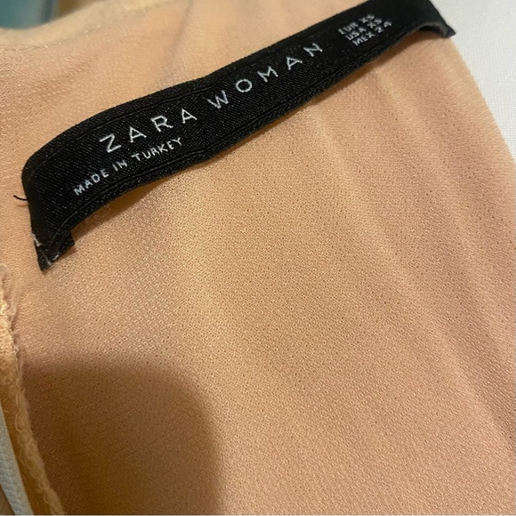 Zara Pleated Ballet Pink Dress - Picture 8 of 8